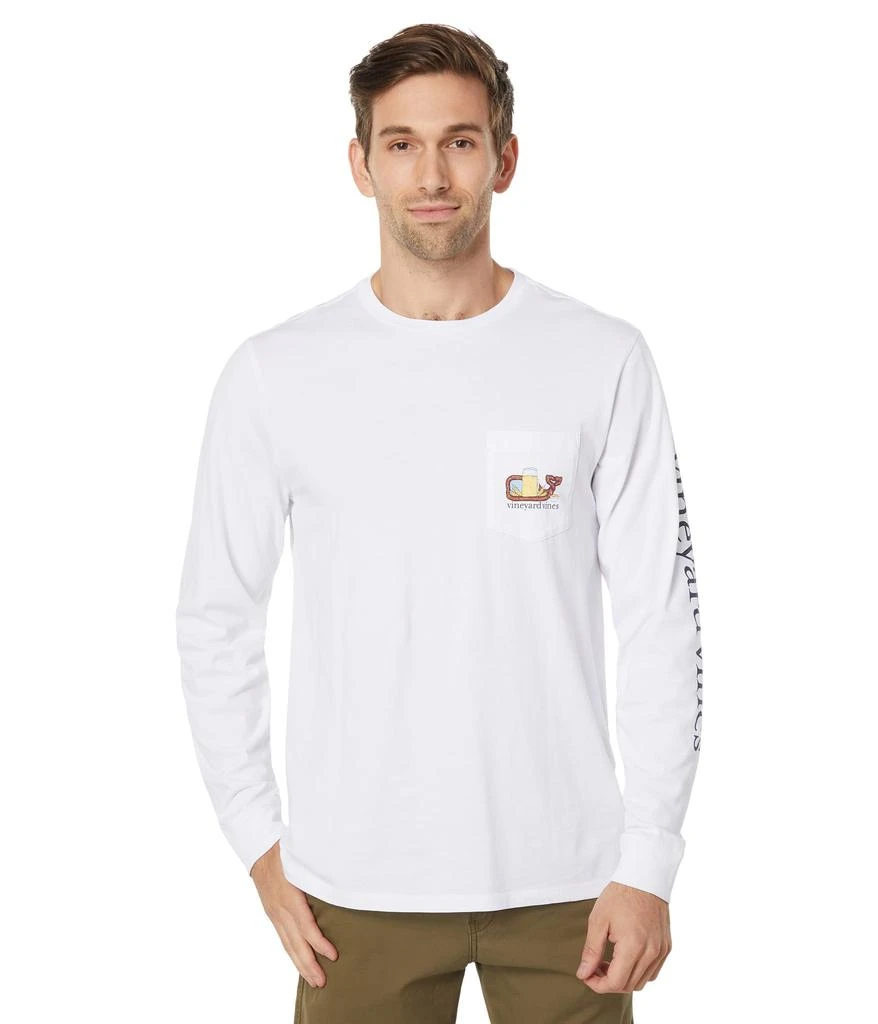 商品Vineyard Vines|Long Sleeve Oktoberfest Whale Pocket Tee,价格¥241,第2张图片详细描述