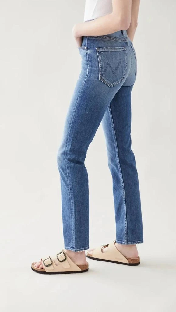 商品MOTHER|High Waisted Rider Skimp Jeans In Cowboys Don't Cry,价格¥1208,第3张图片详细描述
