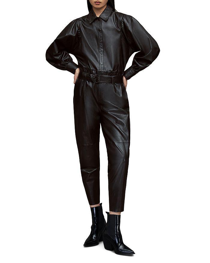商品ALL SAINTS|Bella Leather Shirt,价格¥2821,第5张图片详细描述
