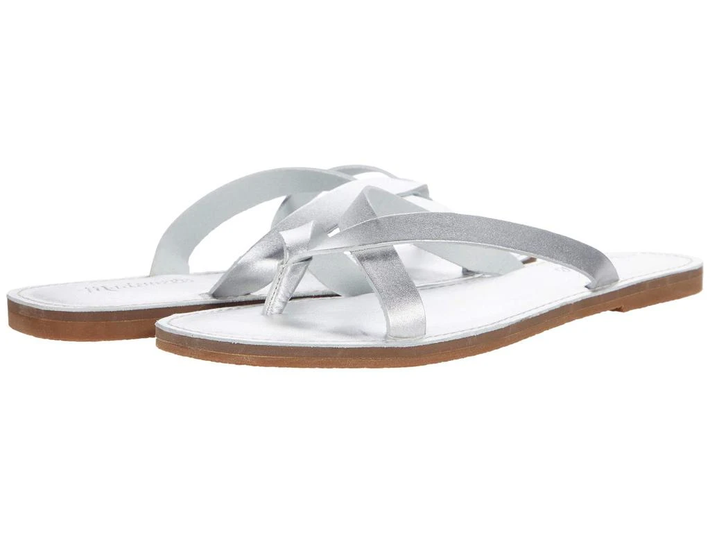 商品Madewell|Boardwalk Thong Sandal in Metallic,价格¥281,第1张图片