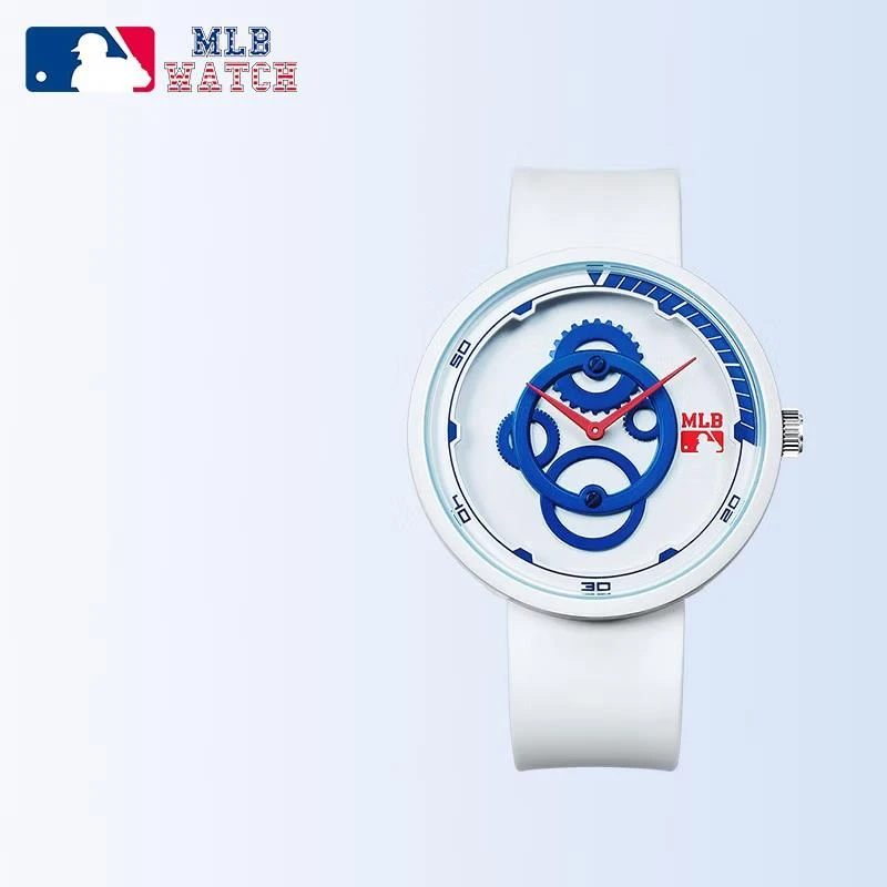 商品[国内直发] MLB|潮牌女学生简约石英表个性时尚男潮流欧美腕表NY608,价格¥342,第1张图片