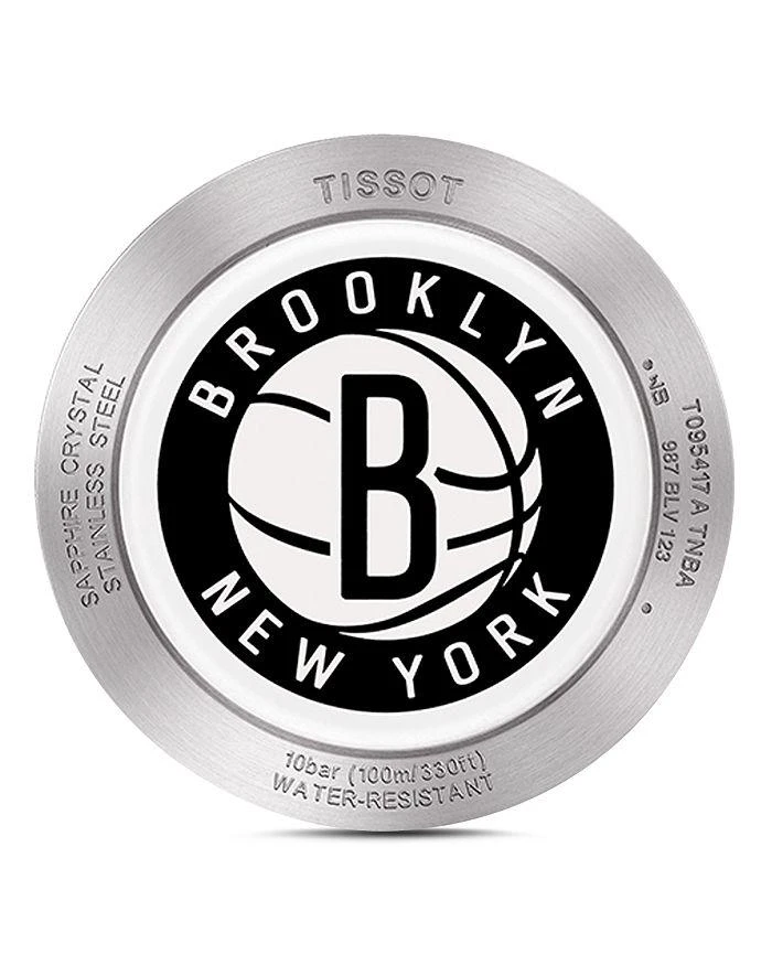 商品Tissot|Brooklyn Nets Quickster Chronograph, 42mm,价格¥2952,第2张图片详细描述