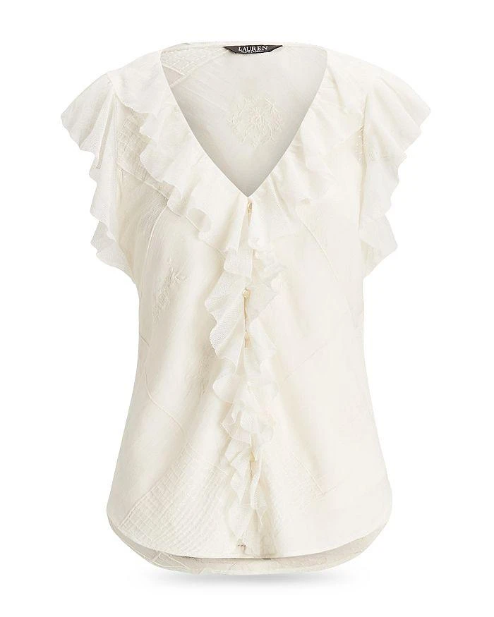 Patchwork Ruffle Blouse 商品