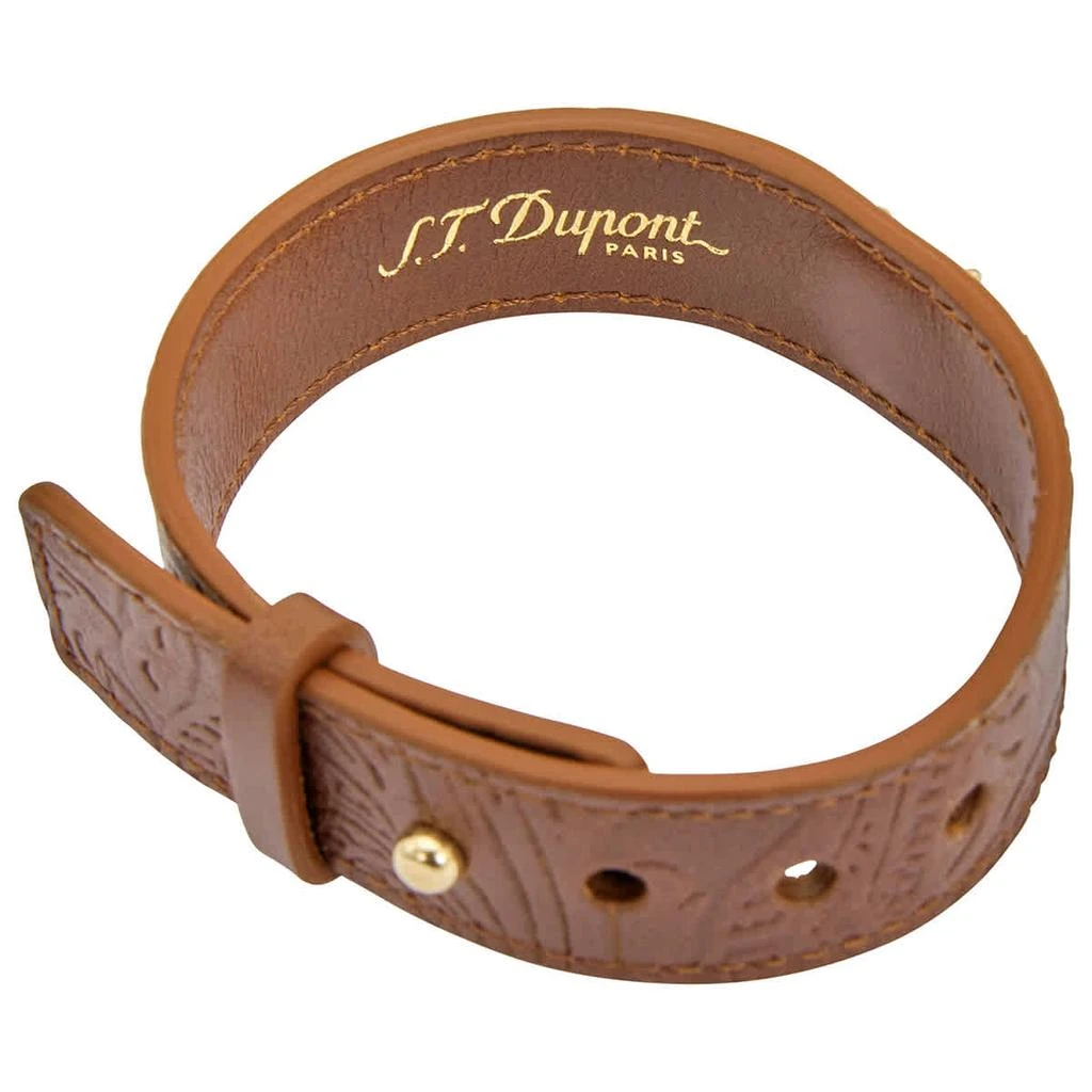 商品S.T. Dupont|Disney's Pirates of The Caribbean Brown Leather Bracelet,价格¥884,第2张图片详细描述