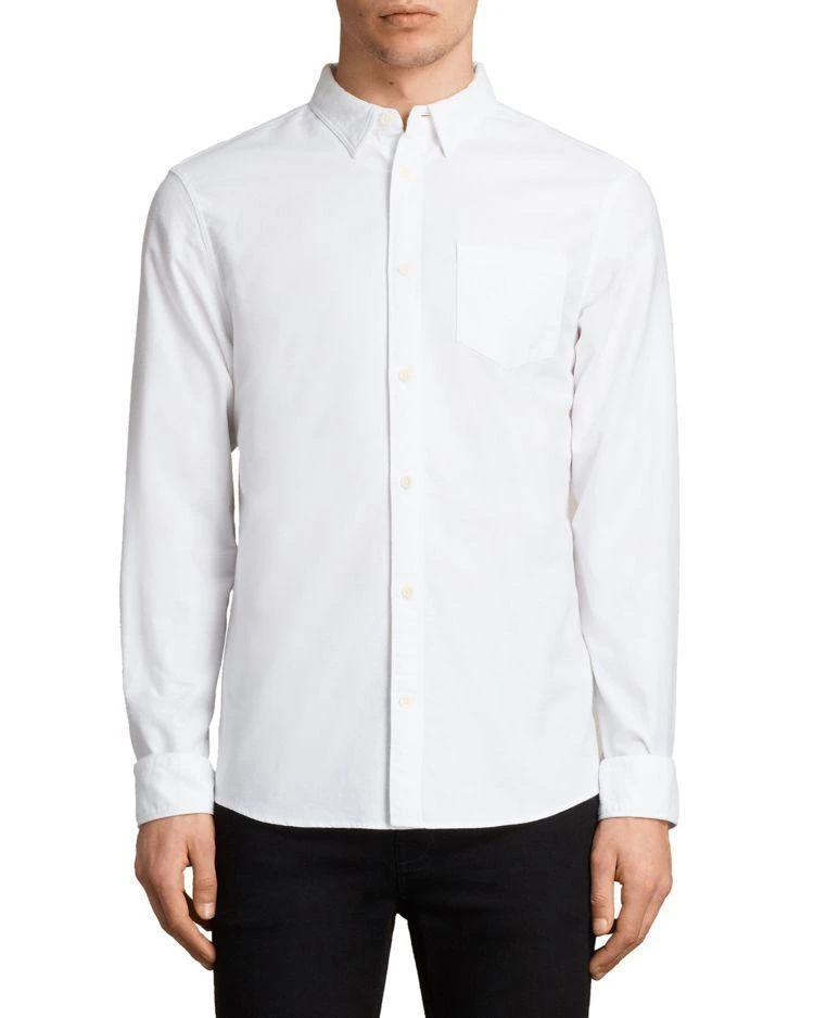 商品ALL SAINTS|Stukeley Slim Fit Button-Down Shirt,价格¥939,第1张图片