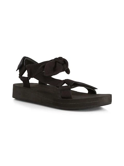 商品Loeffler Randall|Maisie Linen &amp; Cotton Sport Sandals,价格¥545,第2张图片详细描述