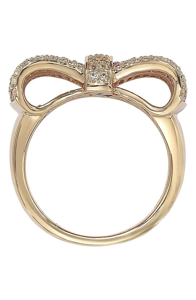 商品Suzy Levian|Sterling Silver & Pink Sapphire Bow Ring,价格¥2885,第5张图片详细描述