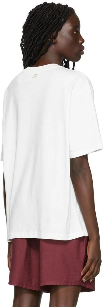 商品AMI|SSENSE Exclusive White Cotton T-Shirt,价格¥1119,第3张图片详细描述