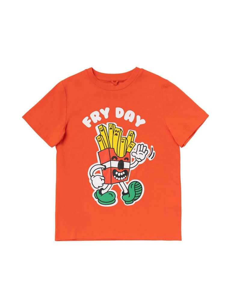 商品Stella McCartney|Fry Day Print Organic Cotton T-shirt,价格¥355,第1张图片