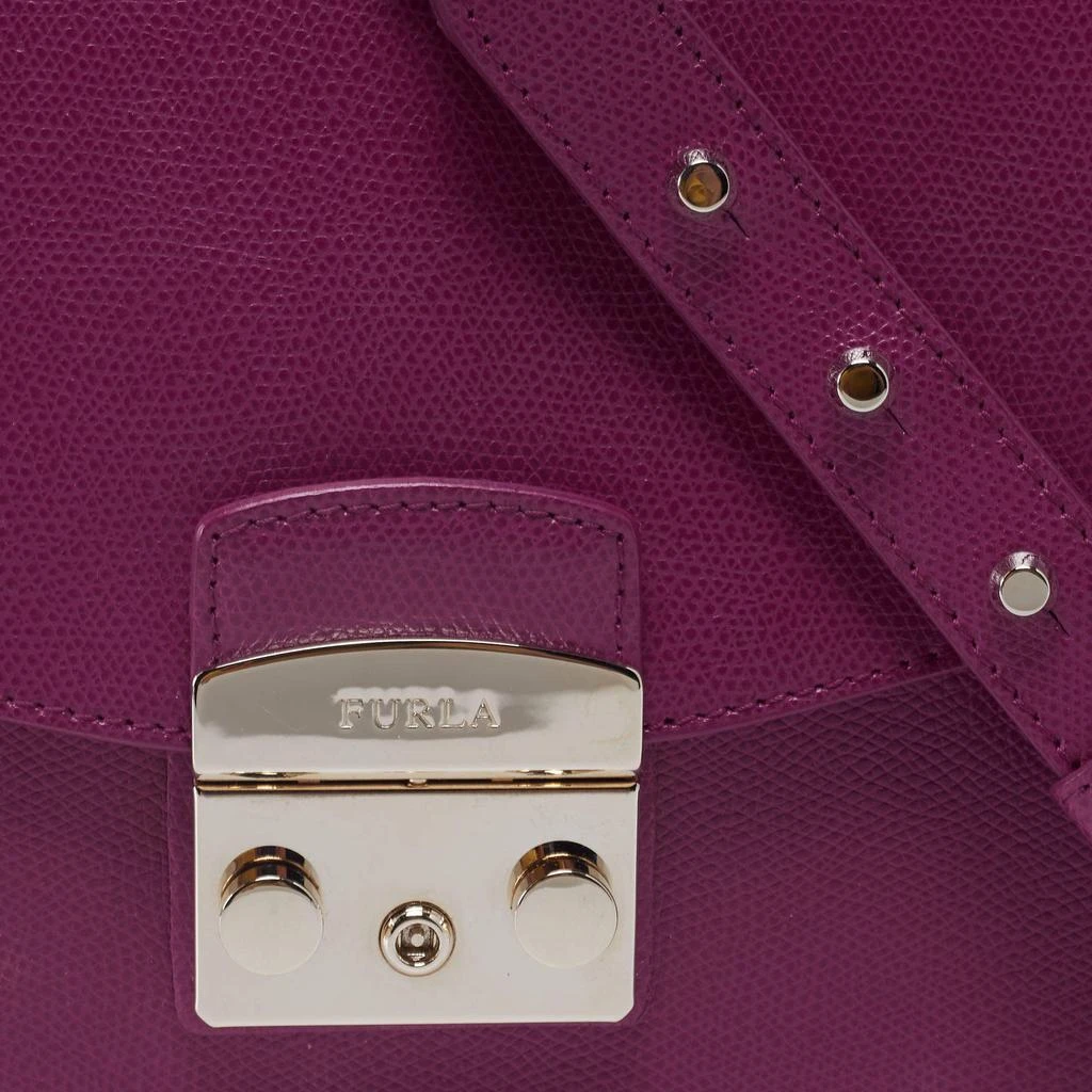Furla Fuchsia Leather Metropolis Shoulder Bag 商品