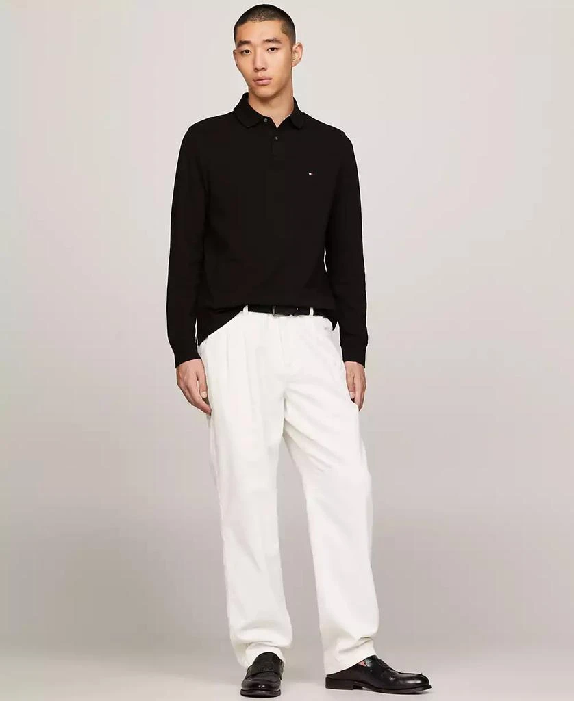 商品Tommy Hilfiger|Men's 1985 Regular-Fit Long-Sleeve Polo Shirt,价格¥592,第2张图片详细描述