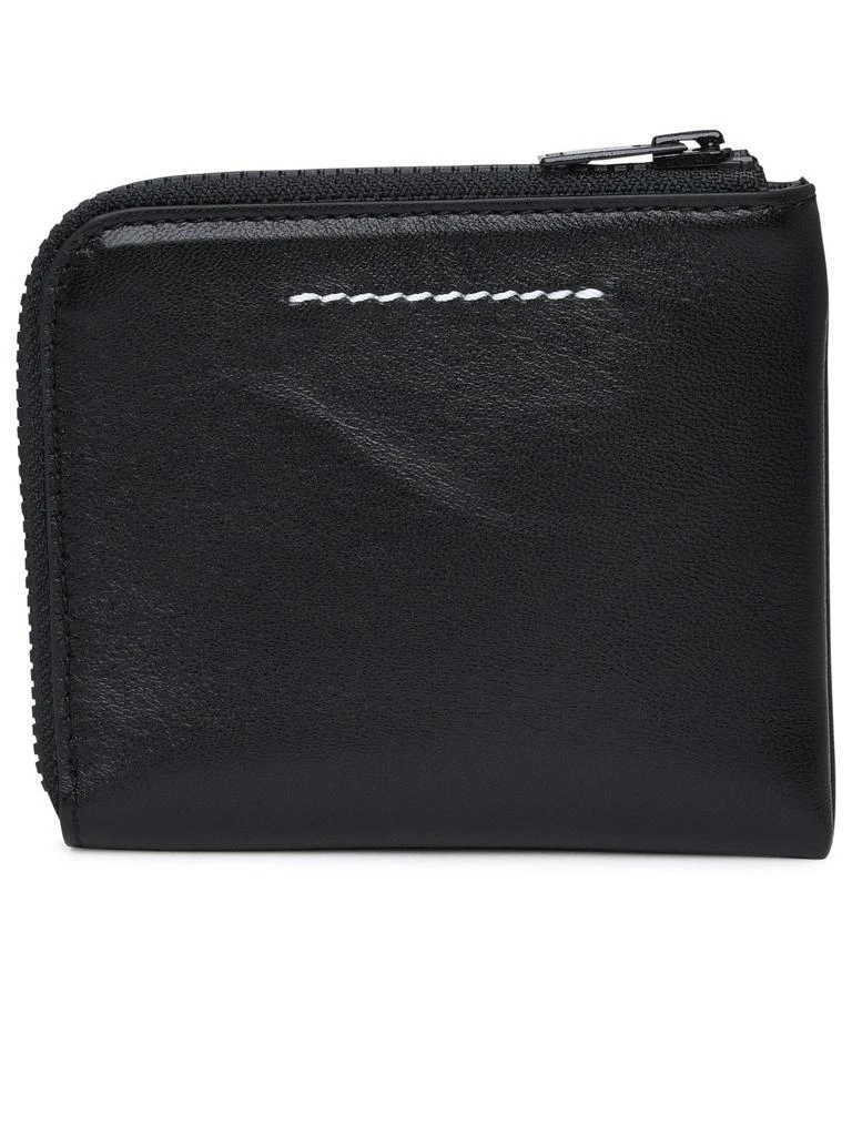 商品MAISON MARGIELA|MM6 Maison Margiela Logo Debossed Zip Around Wallet,价格¥1572,第2张图片详细描述