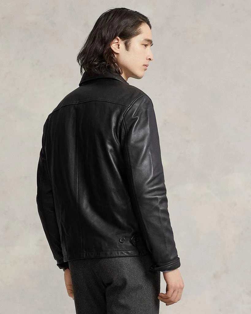 Maxwell Lambskin Leather Zip Jacket 商品