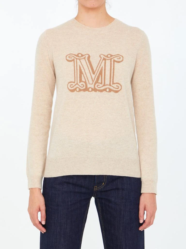 商品Max Mara|Beige cashmere jumper,价格¥2734,第1张图片