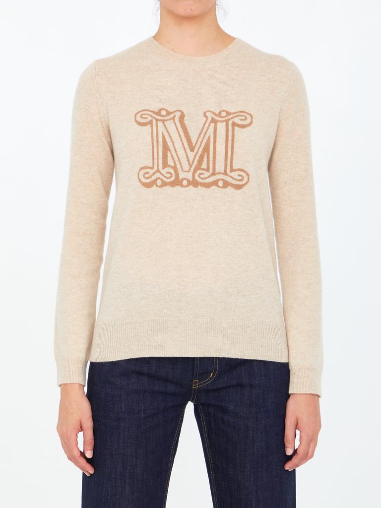商品Max Mara|Beige cashmere jumper,价格¥2747,第1张图片