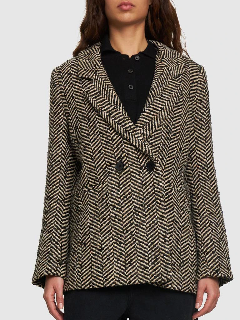 商品ANINE BING|Herringbone Wool Blend Blazer,价格¥2799,第2张图片详细描述