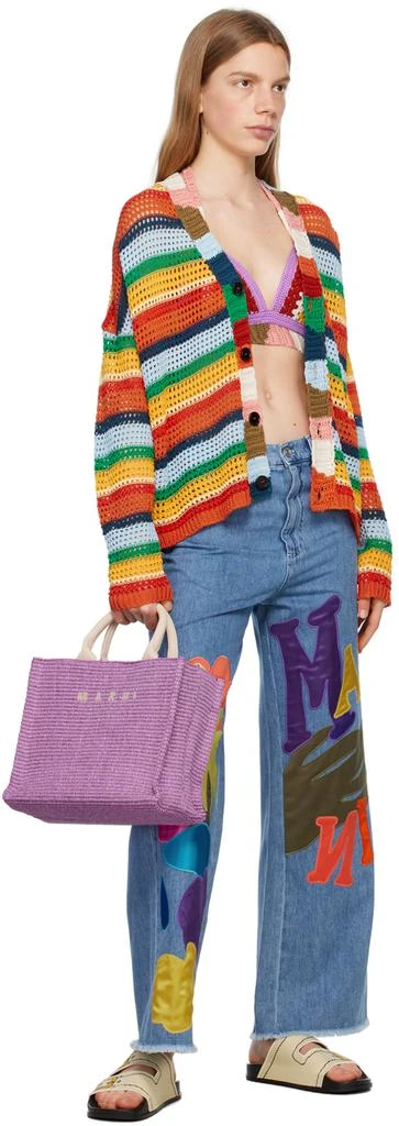 商品Marni|女式 East West系列 小号托特包 紫色,价格¥4215,第4张图片详细描述