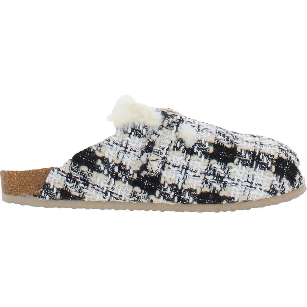 商品Steve Madden|Steve Madden Womens Unwind Faux Fur Slip On Slide Slippers,价格¥54,第4张图片详细描述
