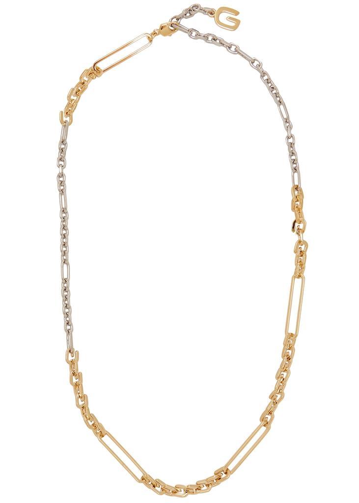 商品Givenchy|Gold and silver-tone chain necklace,价格¥3841,第1张图片