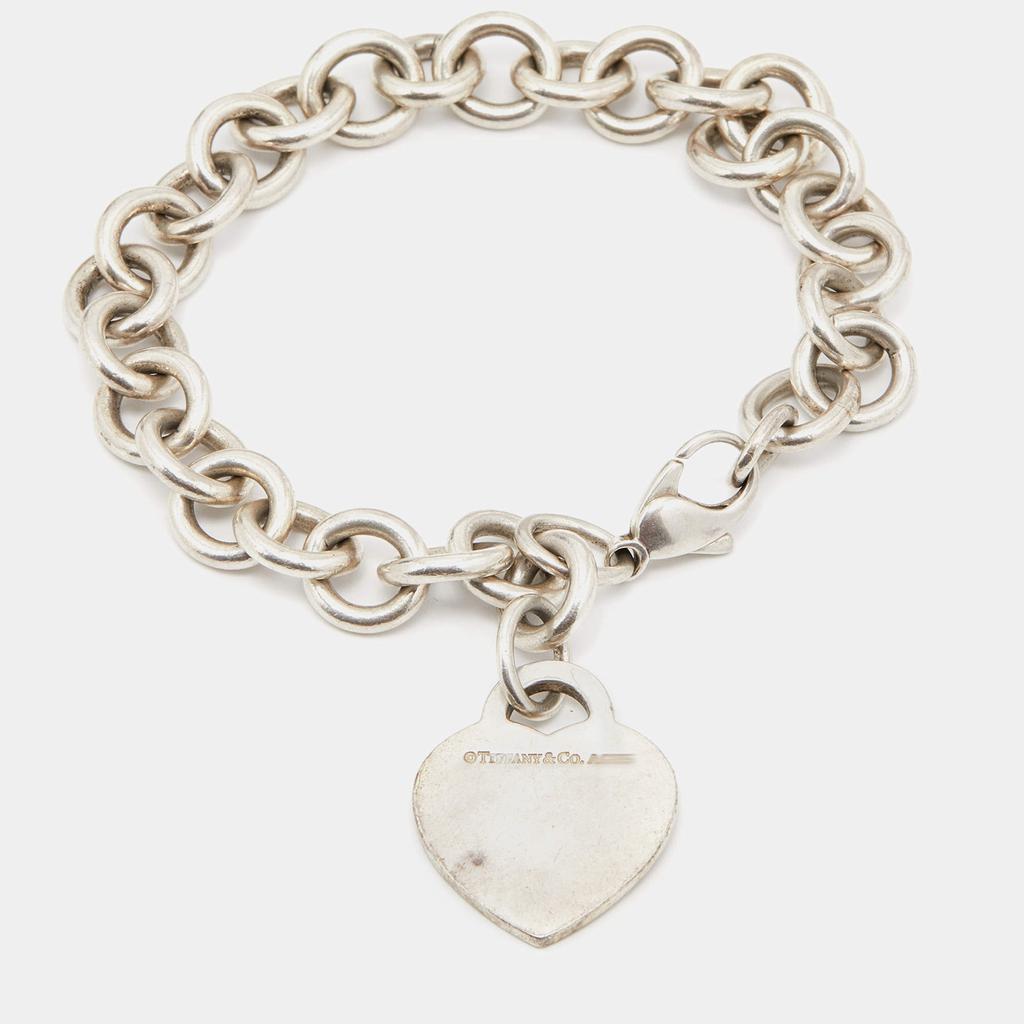 Tiffany & Co. Return To Tiffany Sterling Silver Heart Tag Link Bracelet商品第3张图片规格展示