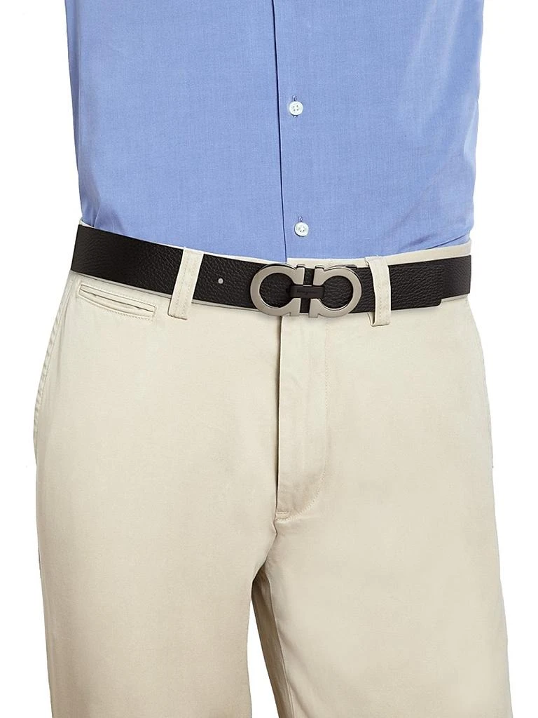 商品Salvatore Ferragamo|Gancini Buckle Adjustable Cut-to-Size Reversible Belt,价格¥4065,第3张图片详细描述