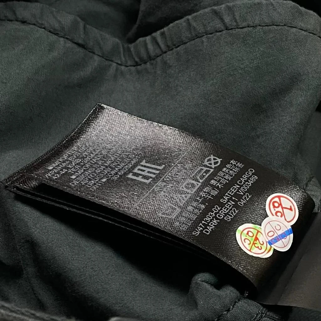 商品YEEZY|Yeezy Gap Engineered by Balenciaga Sateen Cargo Pants - Dark Green,价格¥454,第5张图片详细描述