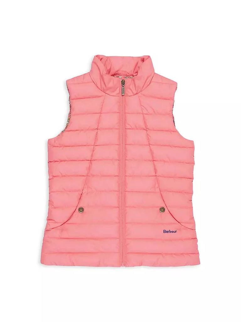 商品Barbour|Little Girl's &amp; Girl's Yara Quilted Vest,价格¥437,第1张图片