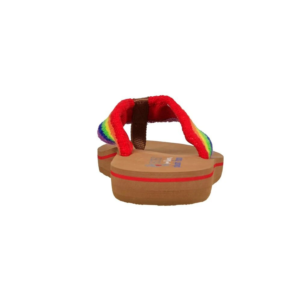 商品SKECHERS|Women's BOBS Sunset - Happier Months Flip Flop Sandals from Finish Line,价格¥76,第5张图片详细描述