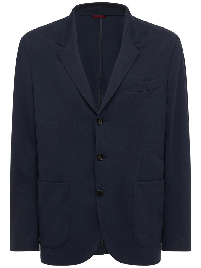 商品Brunello Cucinelli|Silk & Cotton Jacket,价格¥18387,第1张图片