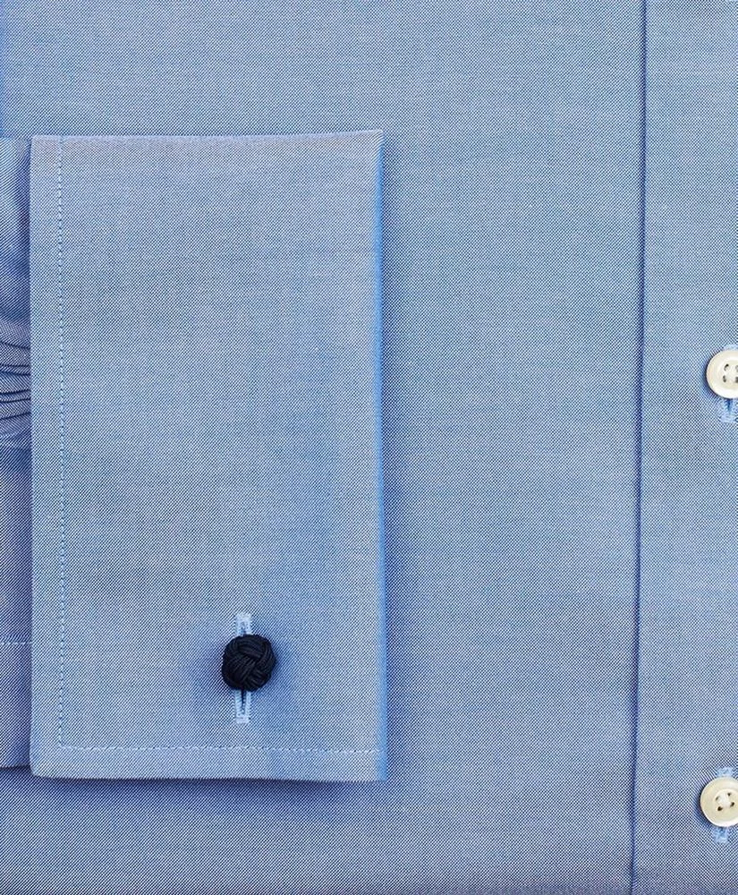 商品Brooks Brothers|Stretch Regent Regular-Fit  Dress Shirt, Non-Iron Pinpoint Ainsley Collar French Cuff Pinpoint,价格¥873,第3张图片详细描述