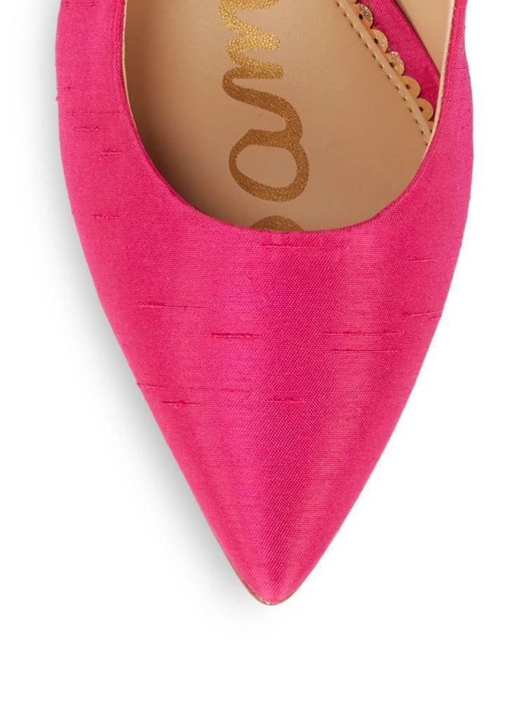 商品Sam Edelman|Hastings Silk Dupioni Slingback Pump,价格¥303,第4张图片详细描述