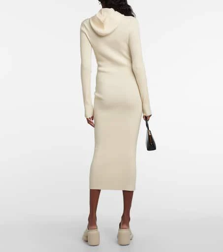商品Jil Sander|羊��毛混纺中长连衣裙,价格¥10415,第3张图片详细描述