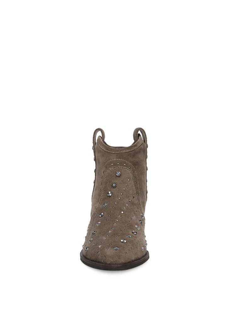 商品Sam Edelman|Brian Studded Suede Western Booties,价格¥1209,第5张图片详细描述