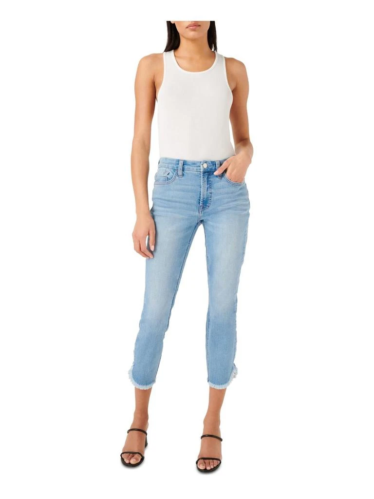 商品7 For All Mankind|Womens Denim Fringe Skinny Jeans,价格¥168,第1张图片