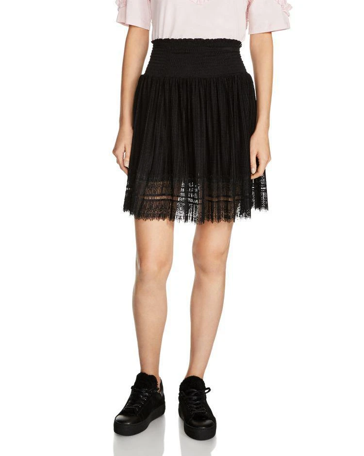 商品Maje|Jaelys Mixed-Lace Skirt,价格¥874,第1张图片