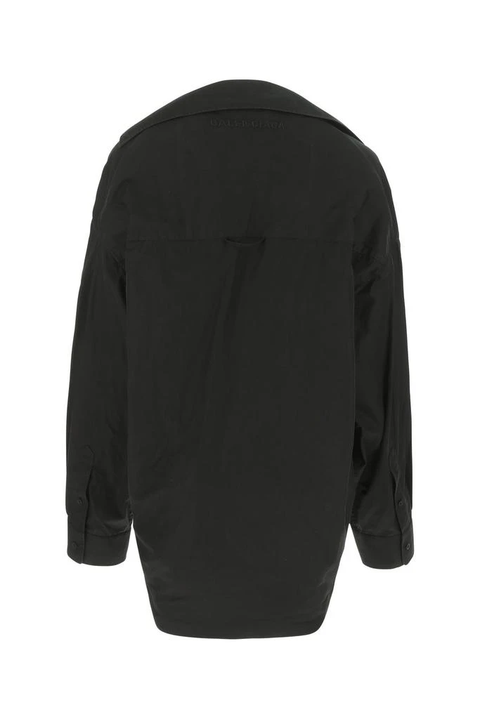 商品Balenciaga|Black poplin oversize shirt,价格¥6248,第1张图片