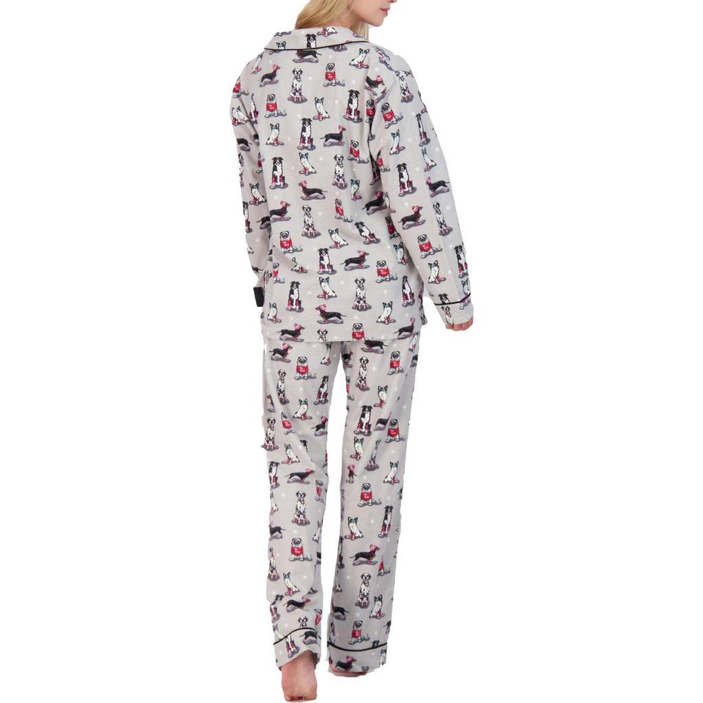 PJ Salvage RZ8FLPJ Women's Cotton Flannel Pajama Set商品第7张图片规格展示