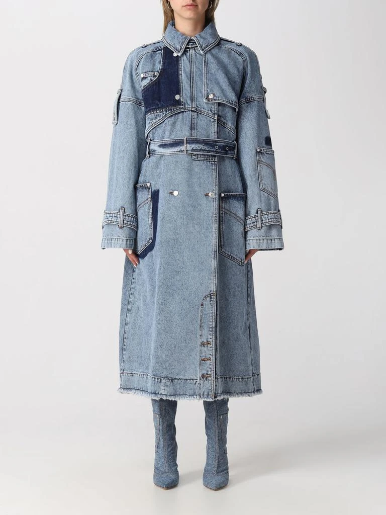 商品Moschino Jeans|Moschino Jeans trench coat for woman,价格¥3601,第1张图片