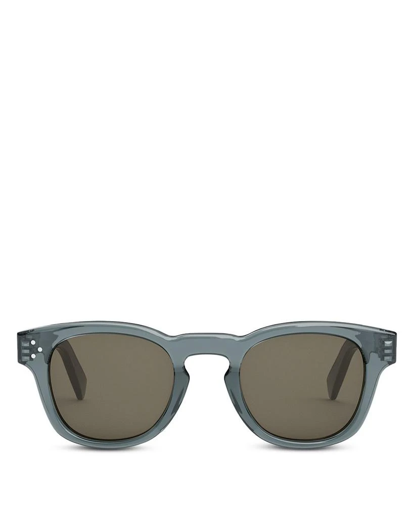 Bold 3 Dots Geometric Sunglasses, 49mm 商品