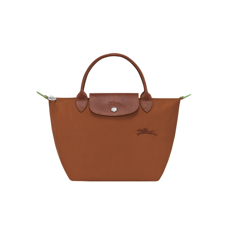 LONGCHAMP/珑骧 女士帆布银色五金按扣拉链开合小号手提包 商品