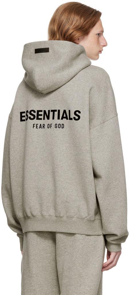 商品Essentials|灰色棉质连帽卫衣,价格¥672,第5张图片详细描述