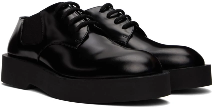 商品Jil Sander|Black Polished Derbys,价格¥6159,第4张图片详细描述