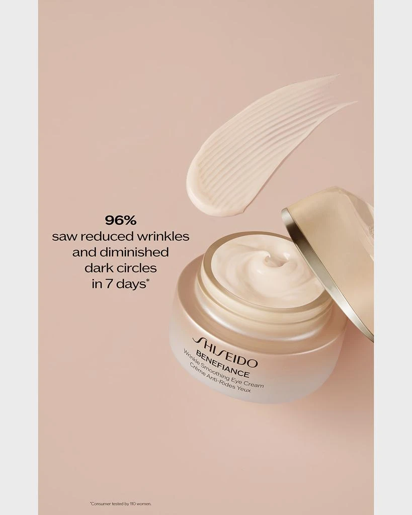 商品Shiseido|Benefiance Wrinkle Smoothing Eye Cream, 0.5 oz.,价格¥527,第2张图片详细描述