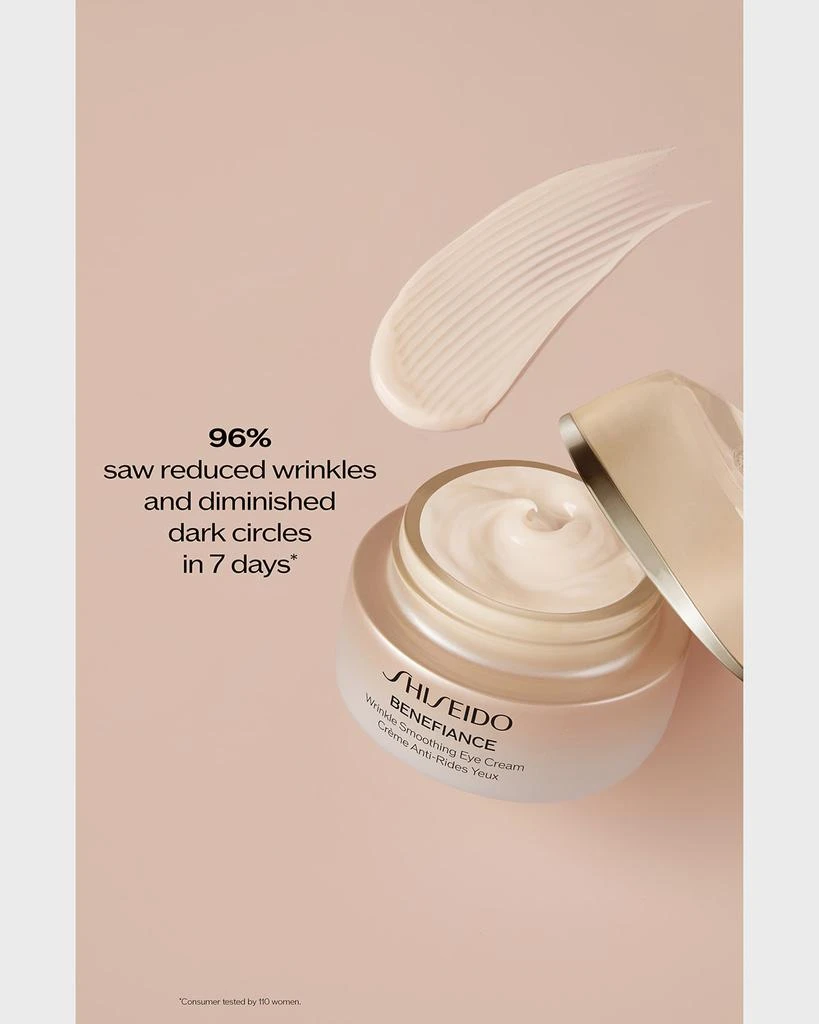 商品Shiseido|Benefiance Wrinkle Smoothing Eye Cream, 0.5 oz.,价格¥502,第2张图片详细描述