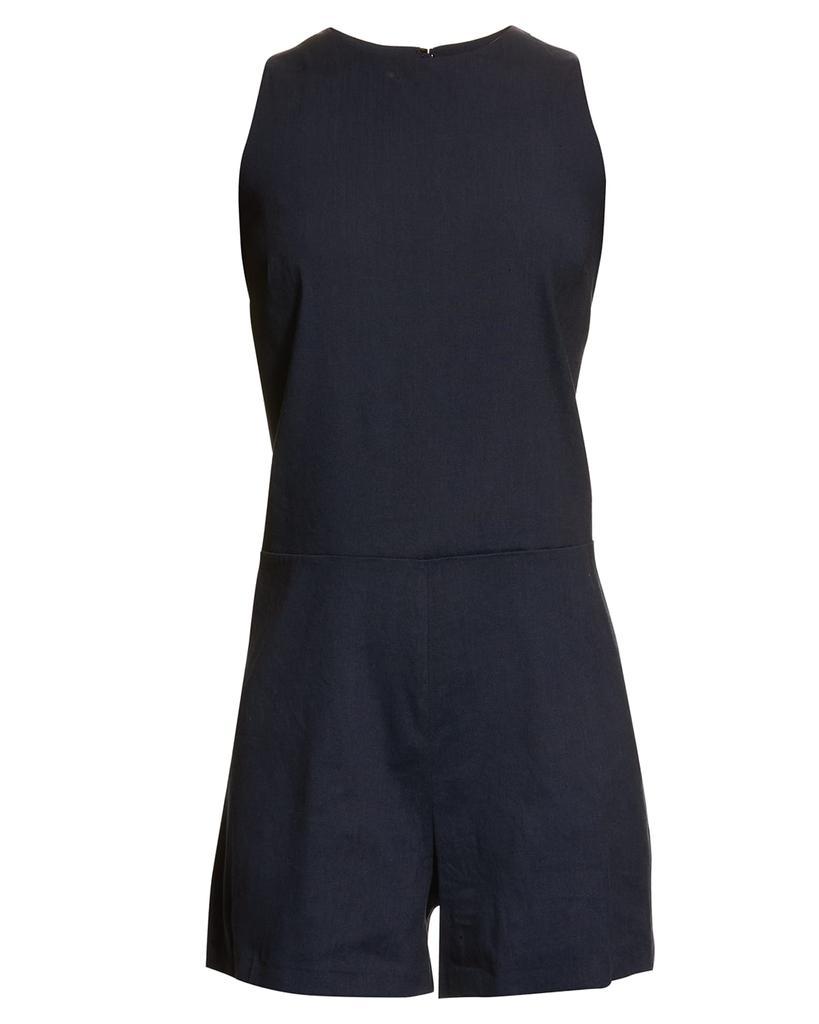 商品Vince|Sleeveless Linen Romper,价格¥394,第4张图片详细描述