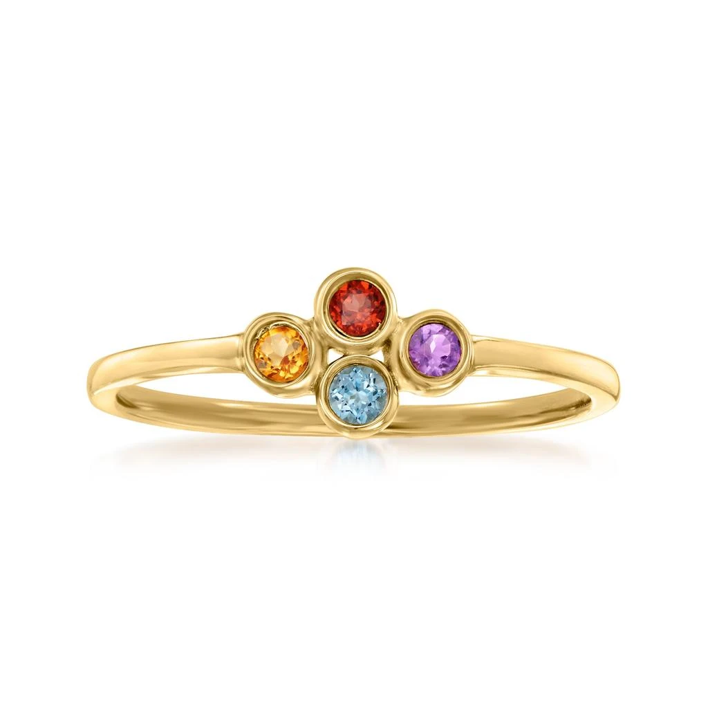 商品Ross-Simons|Ross-Simons Multi-Gemstone Ring in 14kt Yellow Gold,价格¥1810,第1张图片