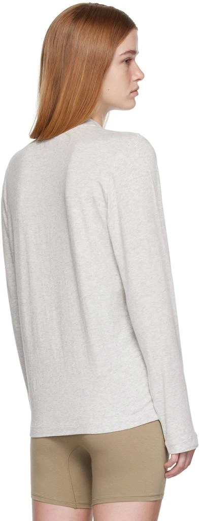 商品SKIMS|Gray SKIMS Boyfriend Sleep Long Sleeve T-Shirt,价格¥400,第3张图片详细描述