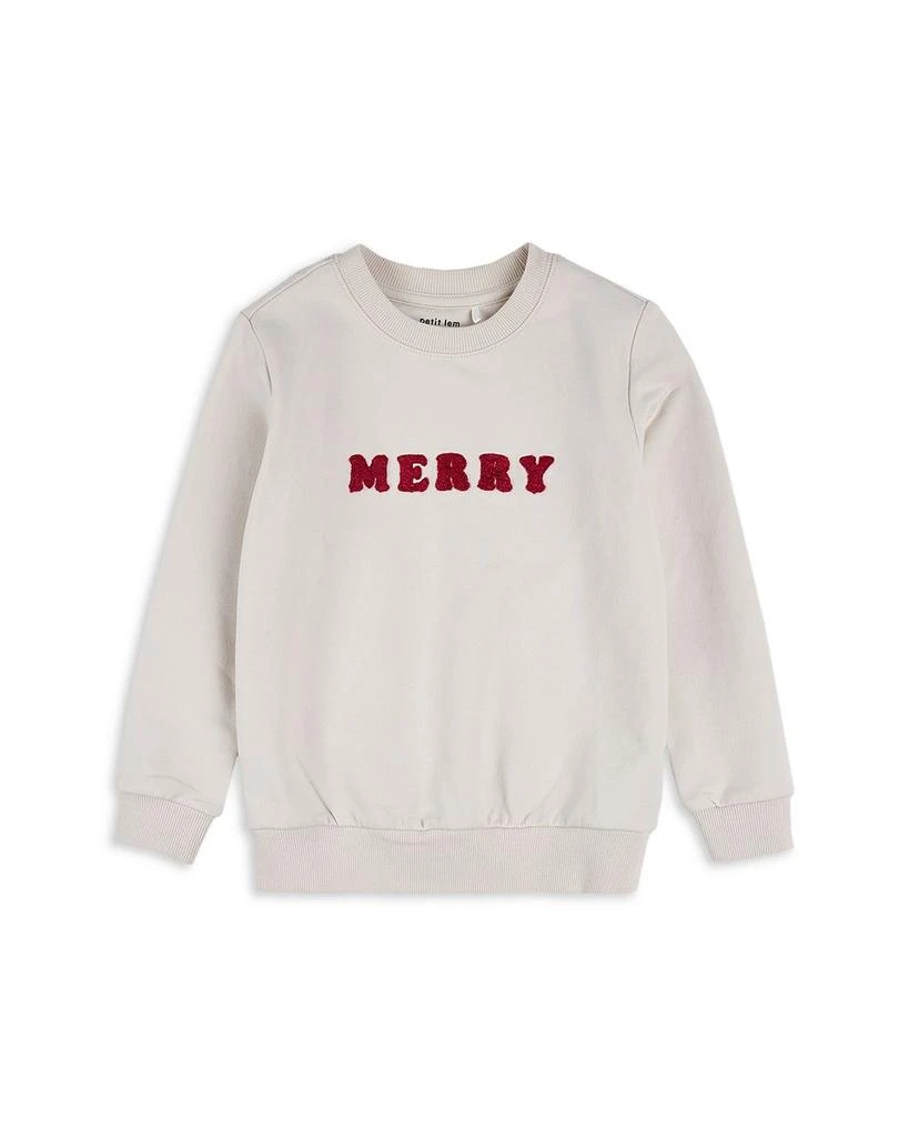 商品Petit Lem|Unisex Merry Fleece Sweatshirt - Little Kid,价格¥250,第1张图片