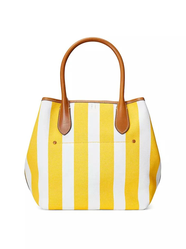 商品Ralph Lauren|Medium Reversible Striped Canvas Tote,价格¥1141,第5张图片详细描述