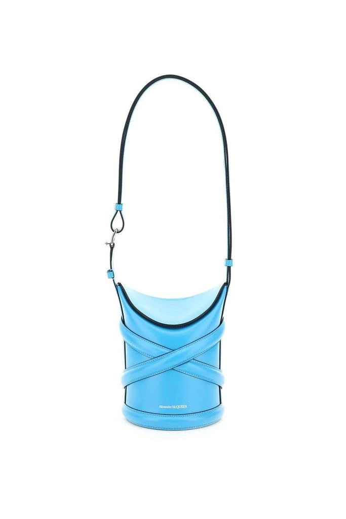 商品Alexander McQueen|THE CURVE SMALL BUCKET BAG,价格¥3390,第1张图片